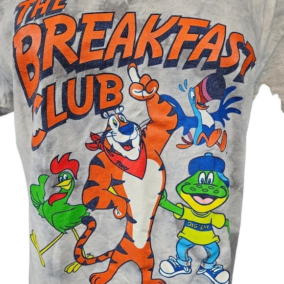 Kellogg's Tie Dye Breakfast Club Graphic Print Tee-Shirt Size Medium Unisex P47 - Picture 7 of 10